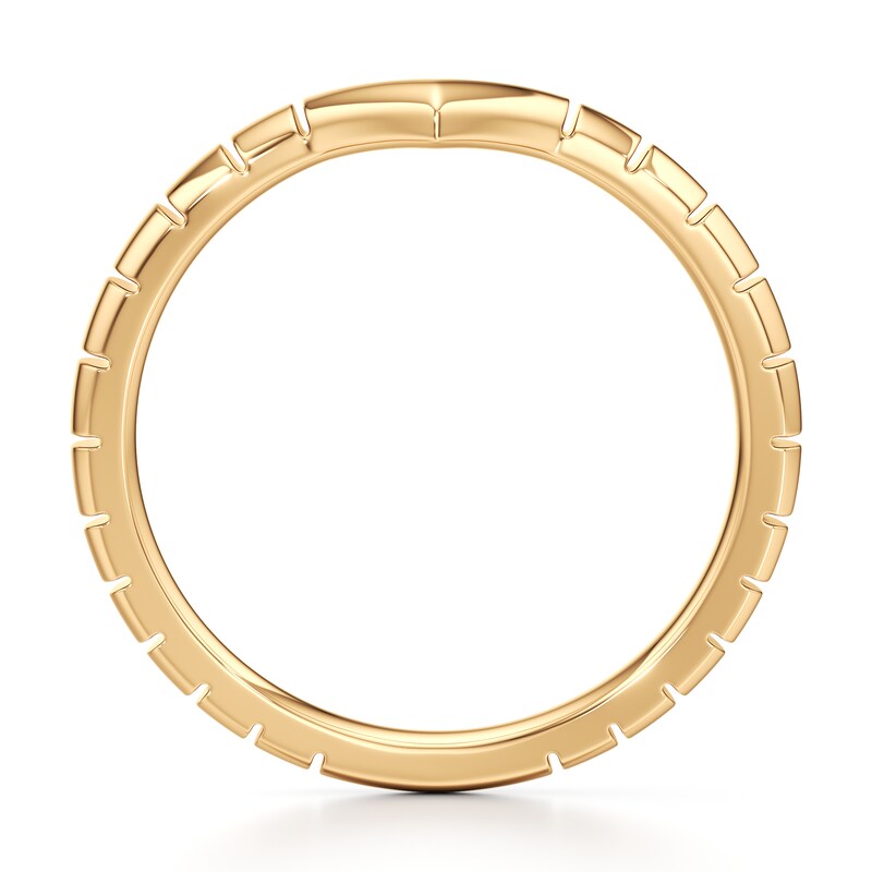 Main Image 2 of J'Lure Contour Wedding Band 18K Yellow Gold