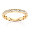 Thumbnail Image 1 of J'Lure Baguette & Round-Cut Lab-Created Diamond Wedding Band 3/8 ct tw 18K Yellow Gold