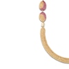 Thumbnail Image 2 of Susana Vega Amanto Necklace with Plum & Gold Glass Beads 24"