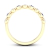 Thumbnail Image 2 of Natural Sapphire Ring 1/6 ct tw Diamonds 10K Yellow Gold