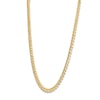 Thumbnail Image 4 of Cuban Curb Chain Necklace 8mm Semi-Solid 14K Yellow Gold 22"