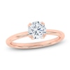 Thumbnail Image 1 of Certified Round-Cut Solitaire Diamond Engagement Ring 1 ct tw 18K Rose Gold (SI2/G)