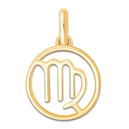 Children's Virgo Charm 14K Yellow Gold