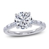 Thumbnail Image 1 of Round-Cut Lab-Grown Diamond Engagement Ring 1-7/8 ct tw 14K White Gold