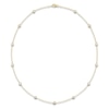 Thumbnail Image 1 of Lab-Grown Diamond Bezel-Set Station Necklace 2 ct tw 10K Yellow Gold 18"