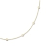 Thumbnail Image 2 of Lab-Grown Diamond Bezel-Set Station Necklace 2 ct tw 10K Yellow Gold 18"
