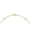 Thumbnail Image 3 of Lab-Grown Diamond Bezel-Set Station Necklace 2 ct tw 10K Yellow Gold 18"