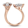 Thumbnail Image 3 of J'Lure Lozenge Step-Cut & Tie Step-Cut Lab-Grown Diamond Deconstructed Ring 3-1/4 ct tw 14K Rose Gold