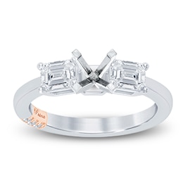 Pnina Tornai Lab-Grown Diamond Engagement Ring Setting 3/4 ct tw 14K White Gold