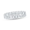 Thumbnail Image 1 of Emerald-Cut Lab-Grown Diamond Eternity Band 5-3/4 - 6-7/8 ct tw Platinum