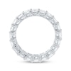 Thumbnail Image 3 of Emerald-Cut Lab-Grown Diamond Eternity Band 5-3/4 - 6-7/8 ct tw Platinum