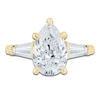 Thumbnail Image 3 of Pnina Tornai Pear-Shaped Lab-Grown Diamond Engagement Ring 3-1/3 ct tw 14K Yellow Gold