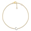 Thumbnail Image 1 of Diamond Initial C Bracelet 1/15 ct tw 10K Yellow Gold 7.5"