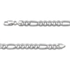 Thumbnail Image 2 of Figaro Chain Bracelet 7.5mm Solid Sterling Silver 8.5"