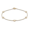 Thumbnail Image 2 of Lab-Grown Diamond Bezel-Set Station Bracelet 1/2 ct tw 14K Yellow Gold 7.5"
