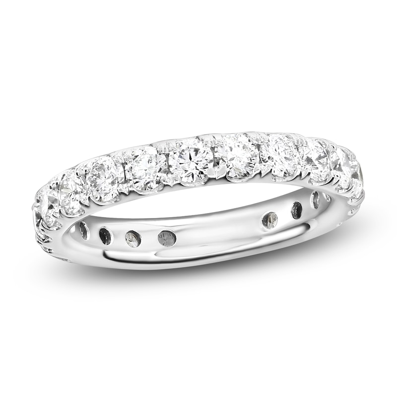 Main Image 1 of Lab-Grown Diamond Eternity Band 1-3/4 to 2-1/3 ct tw 14K White Gold