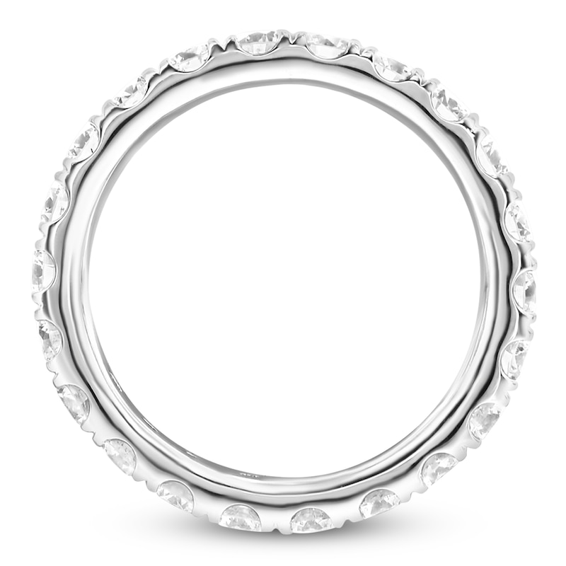 Main Image 2 of Lab-Grown Diamond Eternity Band 1-3/4 to 2-1/3 ct tw 14K White Gold