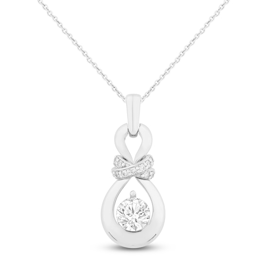 Captivate Diamond Necklace 2-1/4 ct tw 14K White Gold 18"