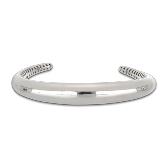Italia D'Argento Domed Cuff Bracelet Sterling Silver 10mm