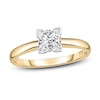 Thumbnail Image 1 of Diamond Solitaire Engagement Ring 1/2 ct tw Princess 14K Yellow Gold (I2/I)