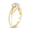 Thumbnail Image 2 of Diamond Solitaire Infinity Engagement Ring 1/2 ct tw Round 14K Yellow Gold (I2/I)