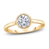Thumbnail Image 1 of Diamond Solitaire Engagement Ring 1-1/2 ct tw Bezel-Set Round 14K Yellow Gold (I2/I)