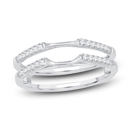Diamond Enhancer Ring 1/4 ct tw Round 14K White Gold