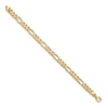 Thumbnail Image 2 of Men's Solid Figaro Chain Bracelet 14K Yellow Gold 7.0mm 8"
