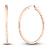 Thumbnail Image 0 of Polished Hoop Earrings 14K Rose Gold 35mm