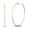 Thumbnail Image 1 of Round Wire Hoop Earrings 14K Rose Gold 50mm