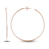 Thumbnail Image 2 of Round Wire Hoop Earrings 14K Rose Gold 50mm