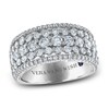 Vera Wang WISH Diamond Wedding Band 2 ct tw Princess 18K White Gold