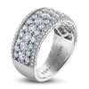 Thumbnail Image 1 of Vera Wang WISH Diamond Wedding Band 2 ct tw Princess 18K White Gold