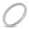 Thumbnail Image 2 of Juliette Maison Natural Aquamarine Eternity Ring 10K White Gold