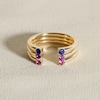 Thumbnail Image 4 of Juliette Maison Natural Ruby Cuff Ring 10K Rose Gold