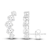 Thumbnail Image 1 of Diamond Climber Earrings 1 ct tw Round 14K White Gold