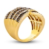 Thumbnail Image 1 of Le Vian Wrapped In Chocolate Diamond Ring 2-1/3 ct tw Round 14K Honey Gold
