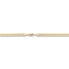 Thumbnail Image 3 of Solid Faux Pave Mariner Chain Necklace 14K Yellow Gold 20" 5.1mm