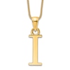 Thumbnail Image 1 of Initial I Necklace 14K Yellow Gold 18"