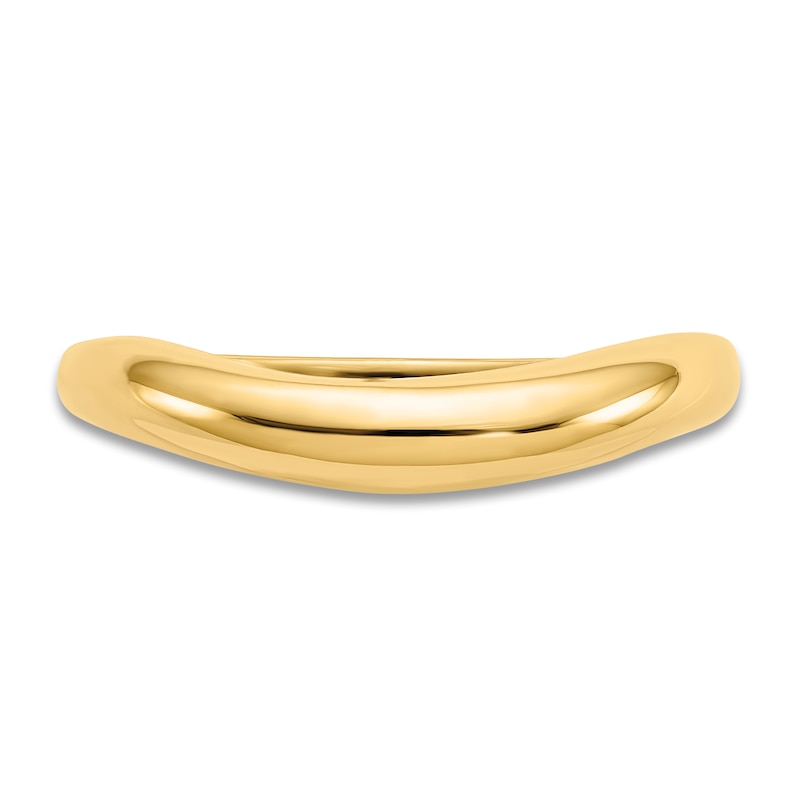 High-Polish Wave Stack Ring 14K Yellow Gold