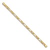 Thumbnail Image 2 of High-Polish Hollow Link Bracelet 14K Two-Tone Gold 8.5"