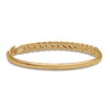 Diamond Bangle Bracelet 1/2 ct tw Round 14K Yellow Gold 7"