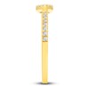 Thumbnail Image 4 of Diamond Teardrop Ring 1/4 ct tw Round 10K Yellow Gold