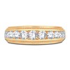 Thumbnail Image 3 of Men's Diamond Wedding Band 1-1/2 ct tw Round 14K Yellow Gold