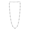 Thumbnail Image 1 of Diamond Station Necklace 5-1/3 ct tw Round 14K White Gold 18"