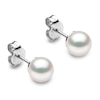 Thumbnail Image 1 of Yoko London White Akoya Cultured Pearl Stud Earrings 18K White Gold