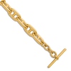 Thumbnail Image 4 of High-Polish Anchor Toggle Bracelet 14K Yellow Gold 8.5"