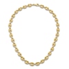 Thumbnail Image 4 of High-Polish Puffy Mariner Link Necklace 14K Yellow Gold 18" 8.4mm