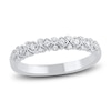 Thumbnail Image 2 of Round & Baguette-Cut Diamond Bridal Set 7/8 ct tw 14K White Gold