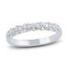 Thumbnail Image 3 of Round & Baguette-Cut Diamond Bridal Set 7/8 ct tw 14K White Gold